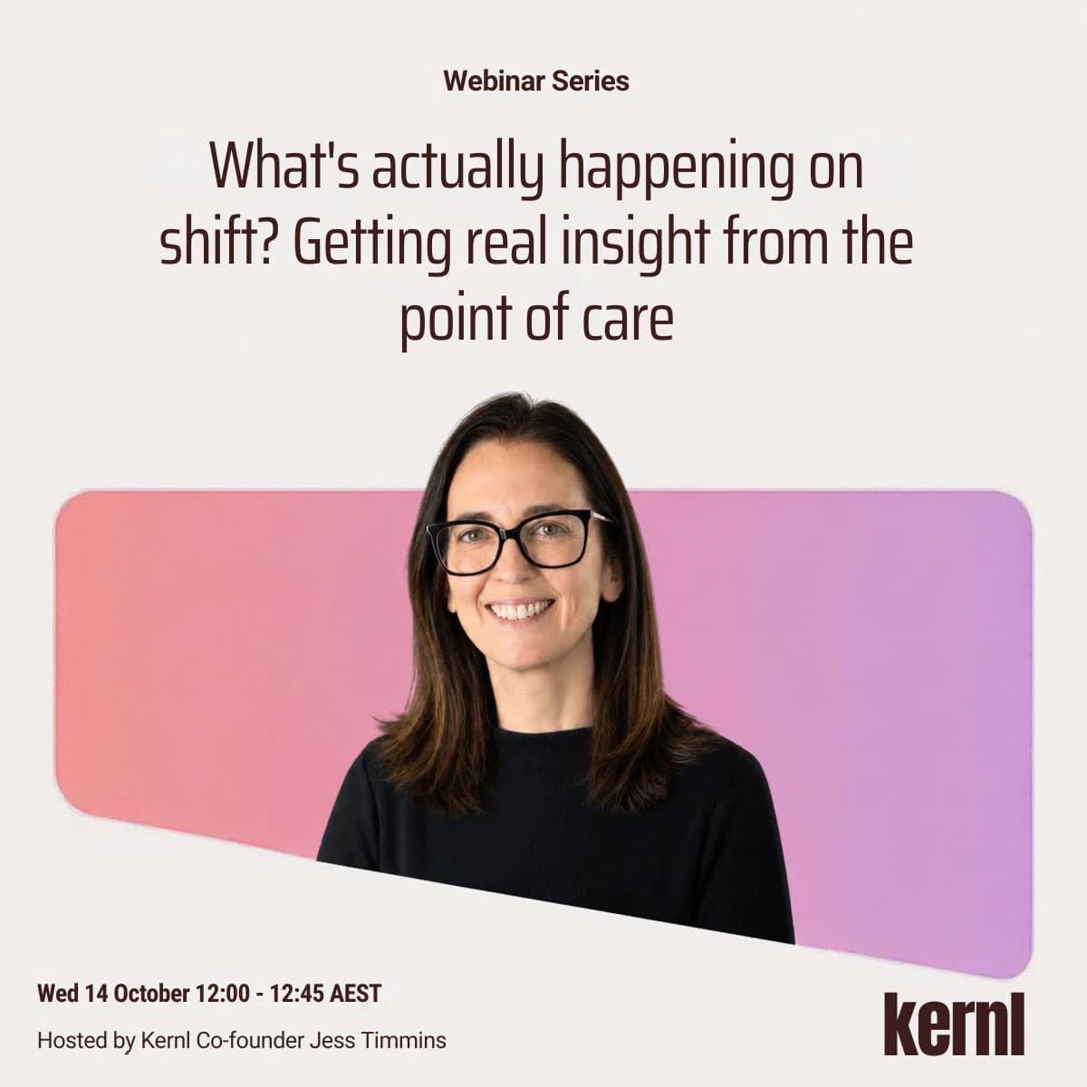 Cover artwork for the webinar What's actually happening on shift?